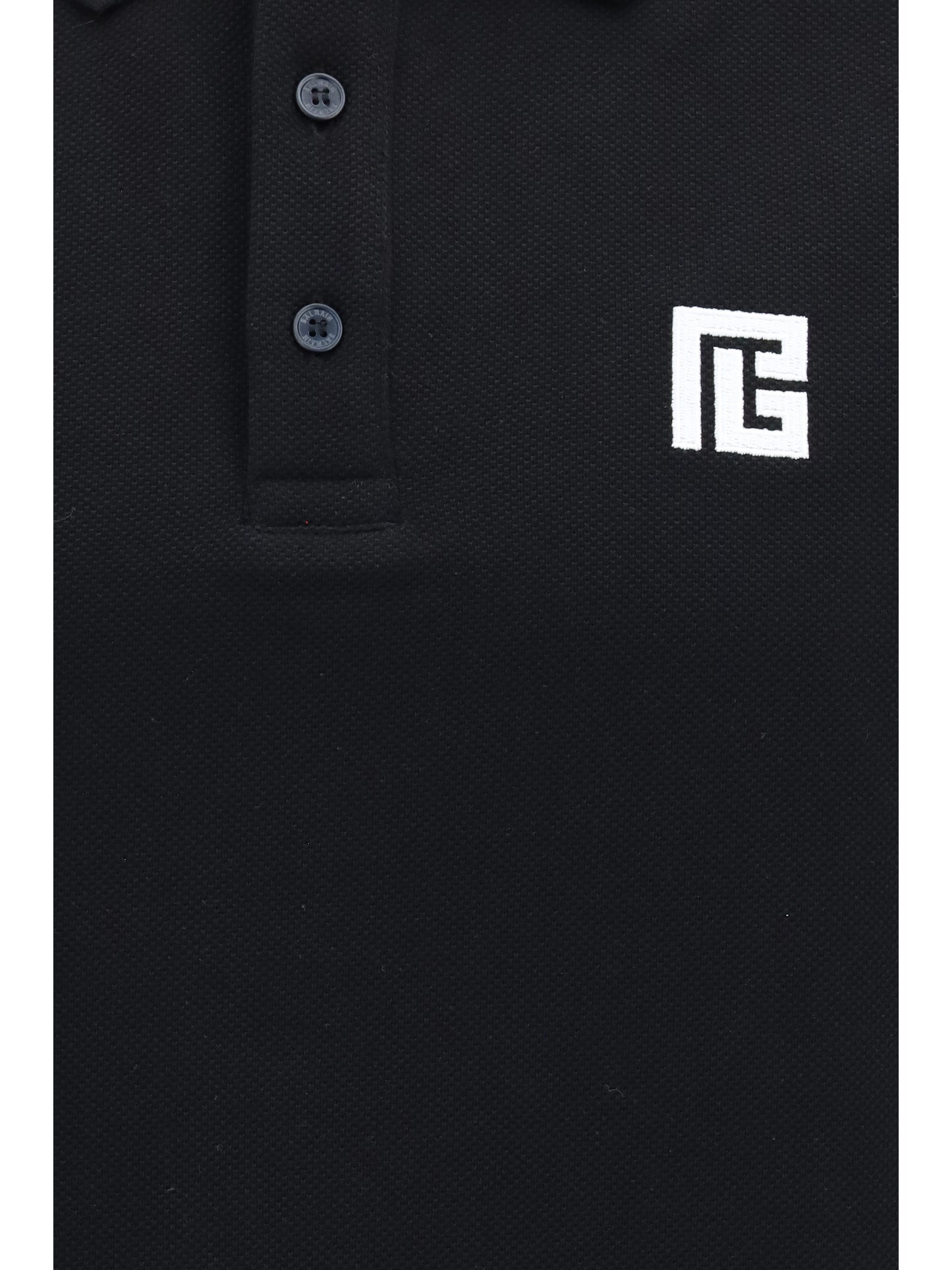 BALMAIN PB embroidered logo Polo