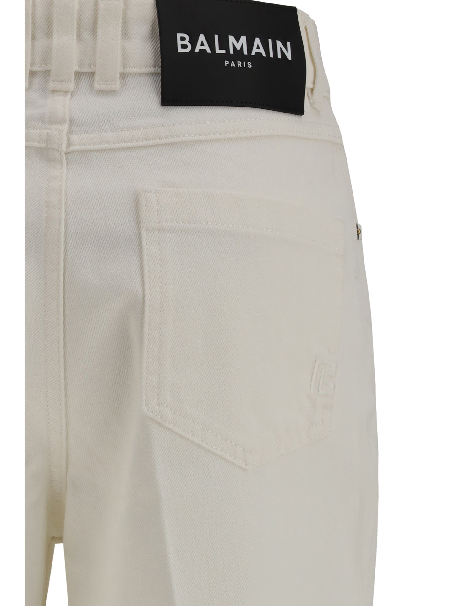 BALMAIN Straight-leg denim Jeans