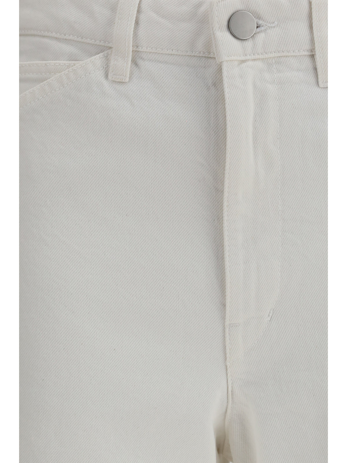 Lemaire Cotton five-pocket Pants - Milk