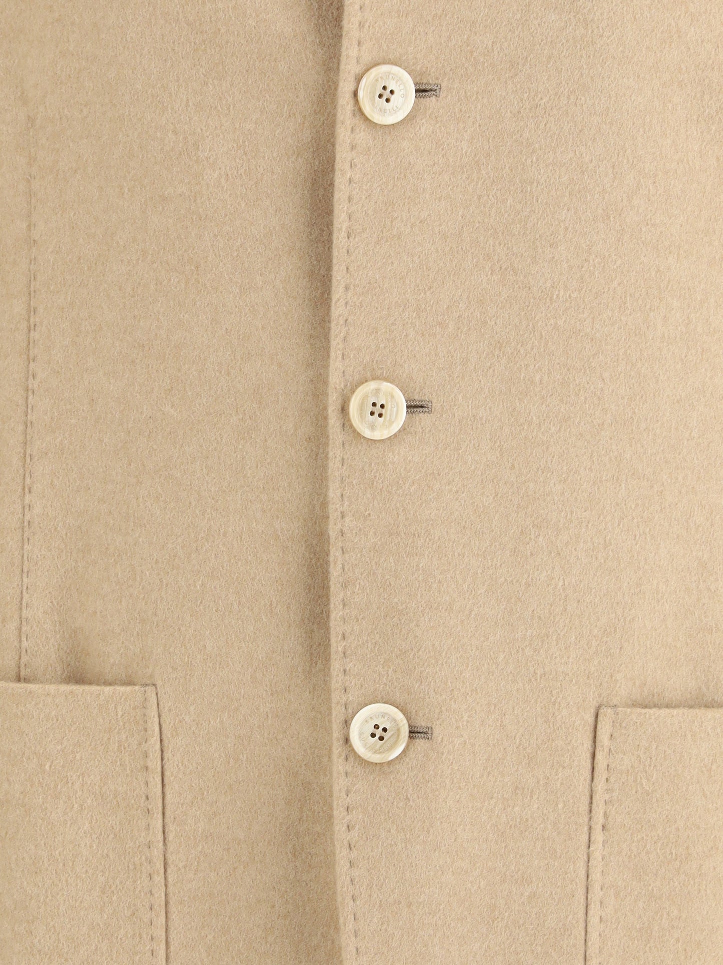BRUNELLO CUCINELLI Cashmere and vicuña Shirt Jacket