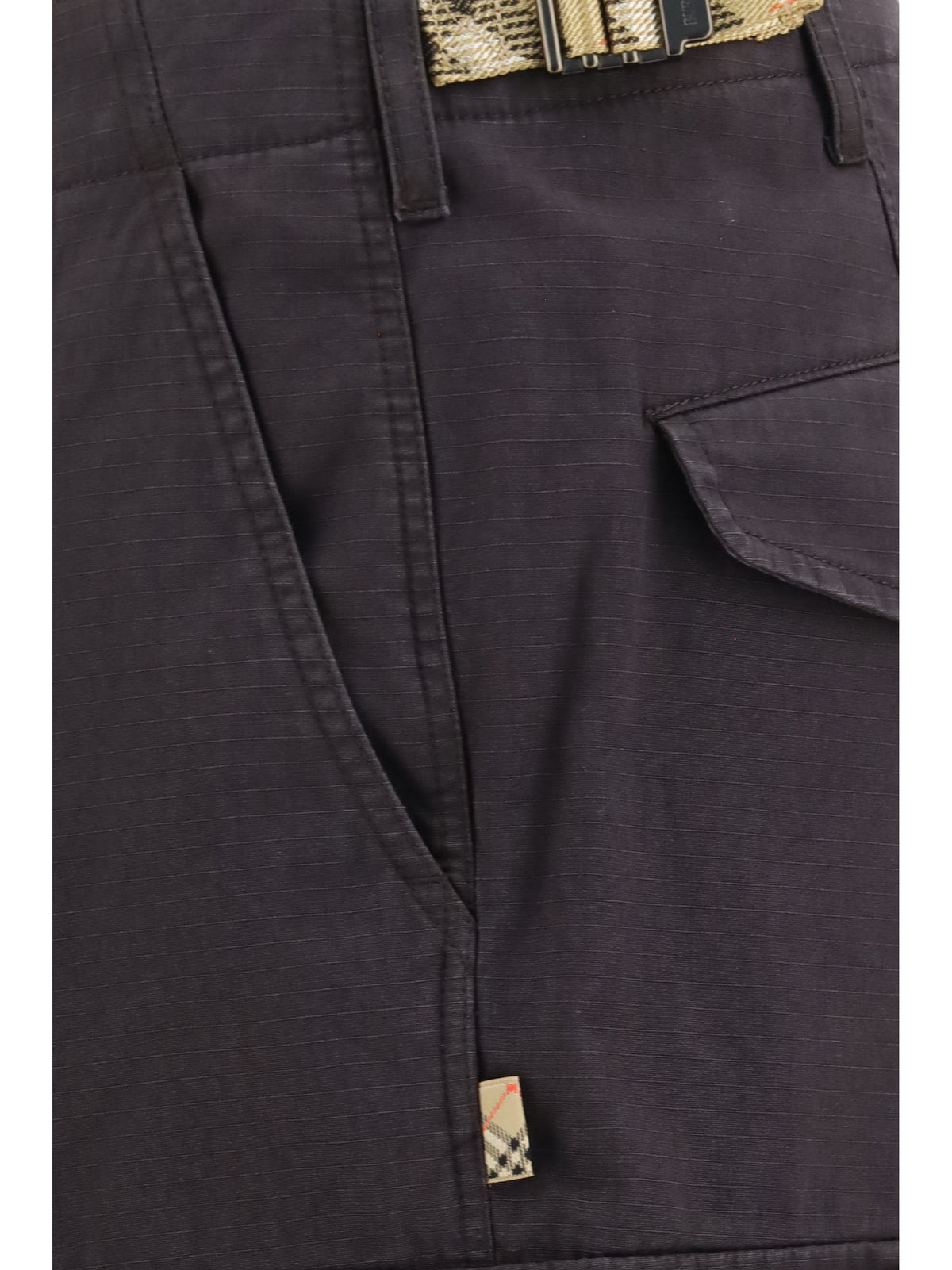 Burberry Cotton Cargo Pants - Chocolate Brown