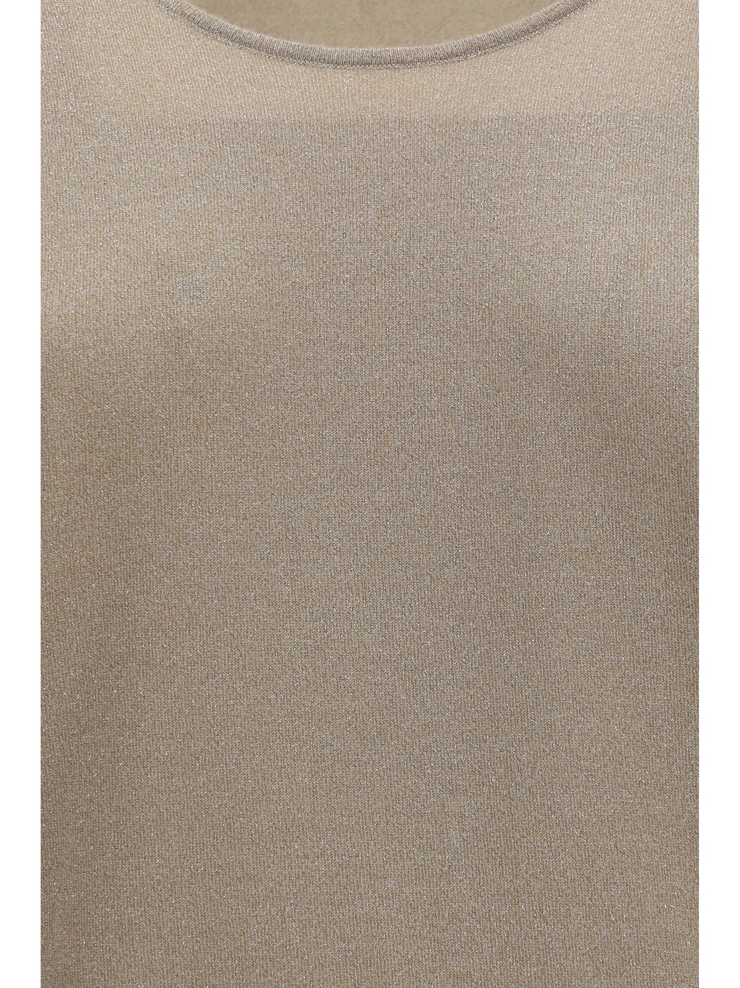 Brunello Cucinelli Luminous knit Tank Top - Brown