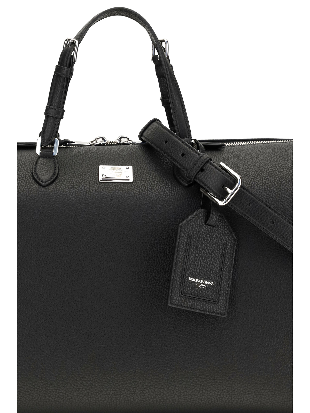 Dolce & Gabbana Vittoria calfskin Travel Bag - Black