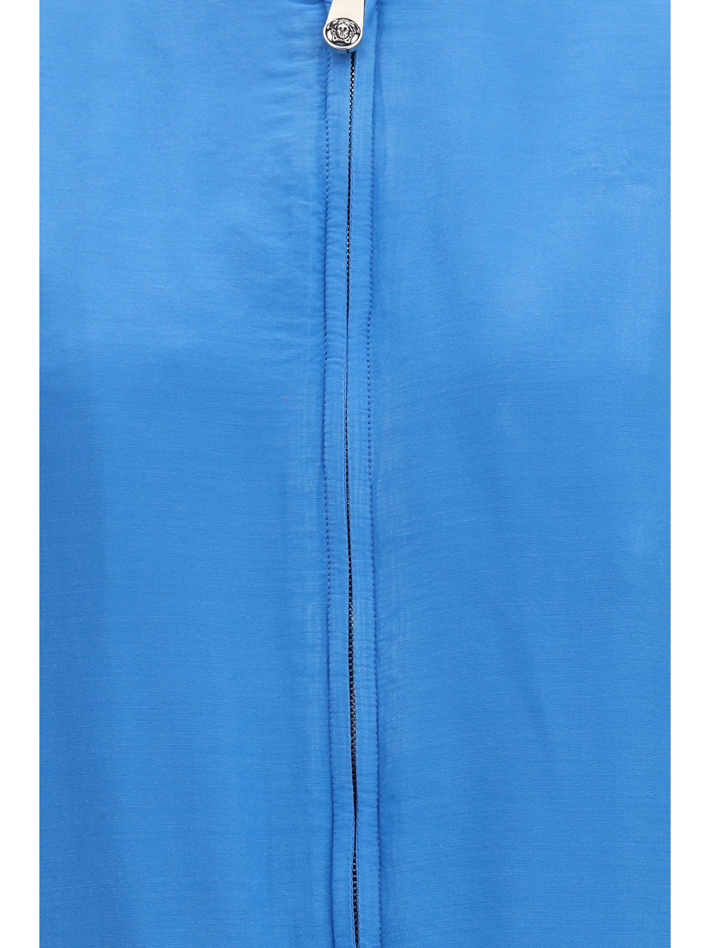 Versace Silk zipper Jacket - Azur