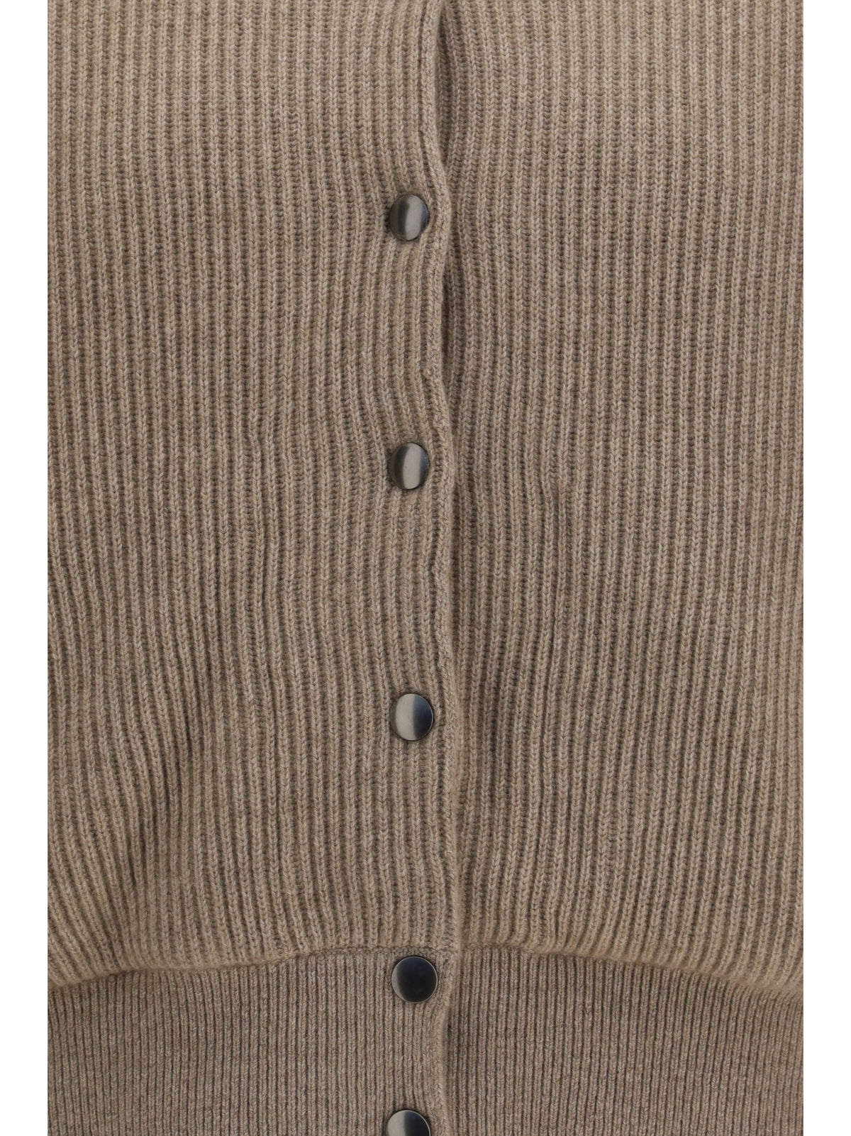 Brunello Cucinelli Ribbed cashmere Bomber - Brown