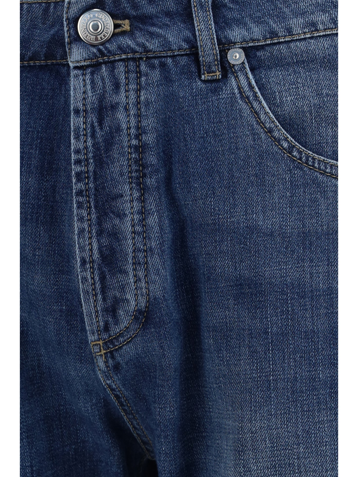 BRUNELLO CUCINELLI Straight five-pocket Jeans in cotton