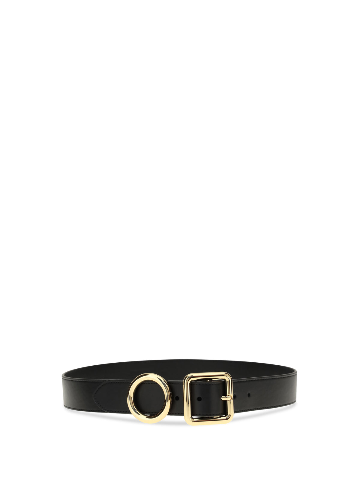 Jacquemus Leather Regalo Belt - Black