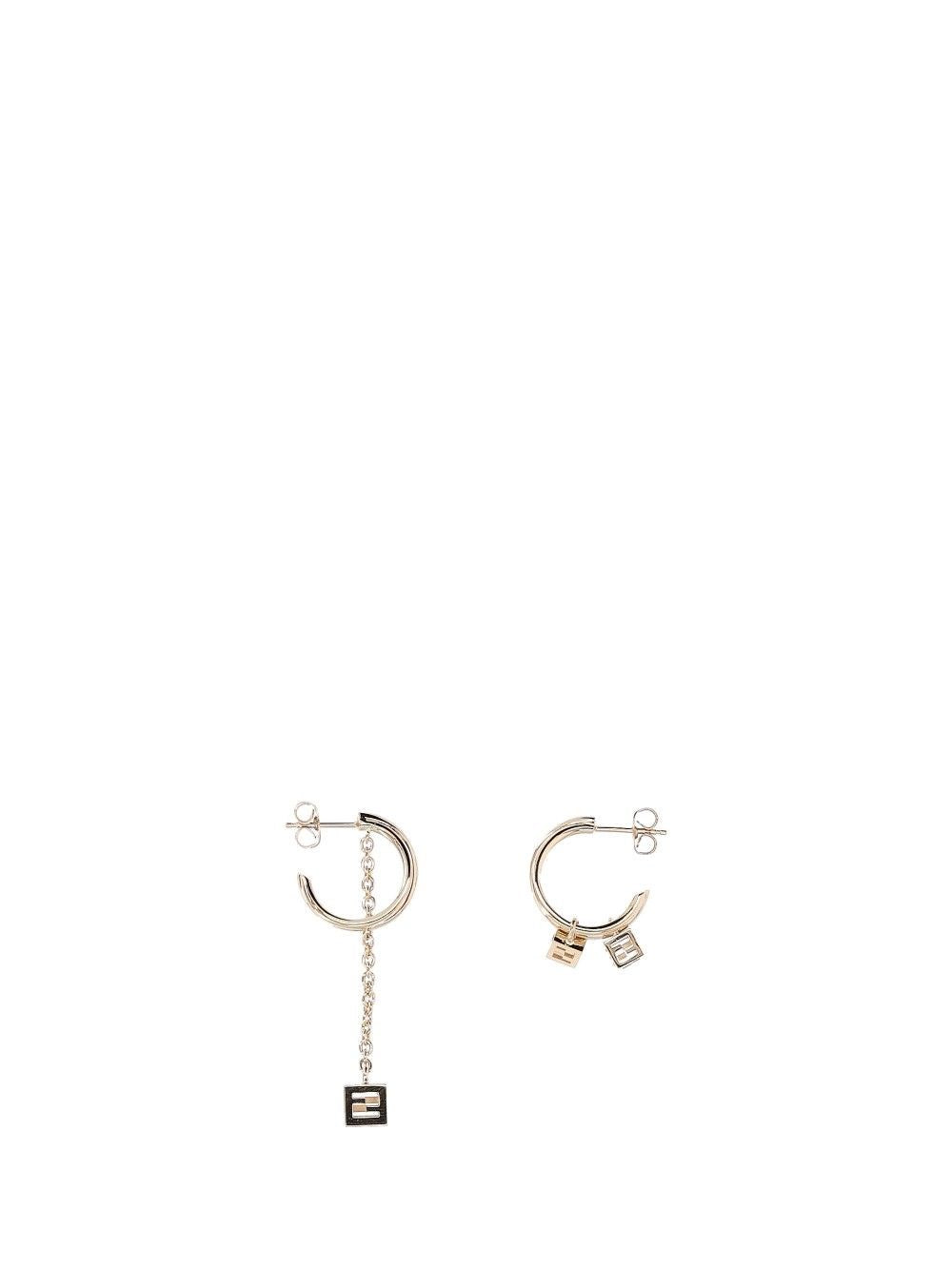 Fendi Pair Of Earrings - Gold