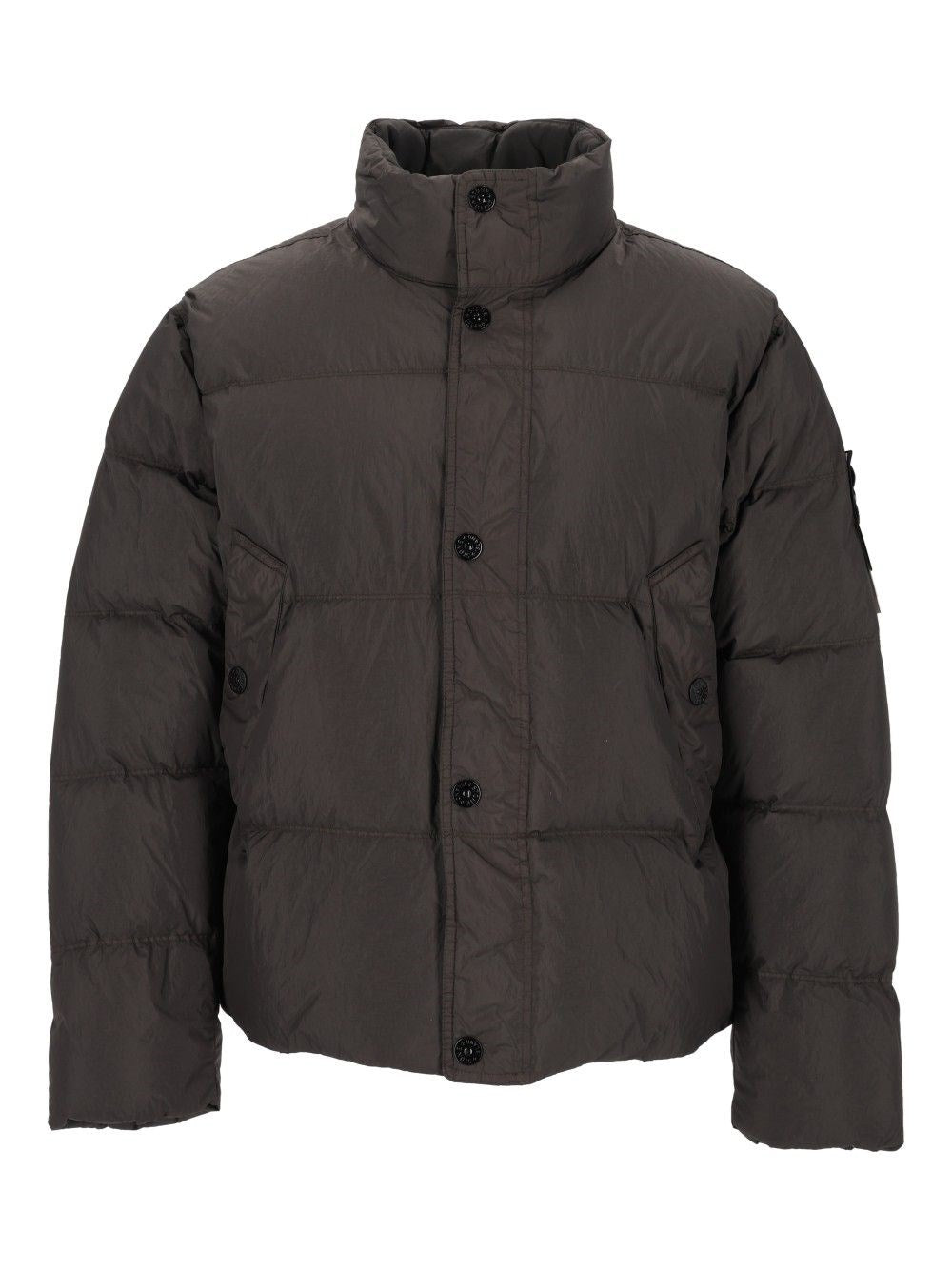 Stone Island Short Down Jacket - Grey