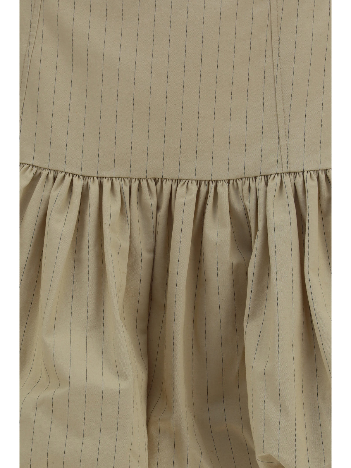 Ganni Ruffled mini Skirt - Summer Sand