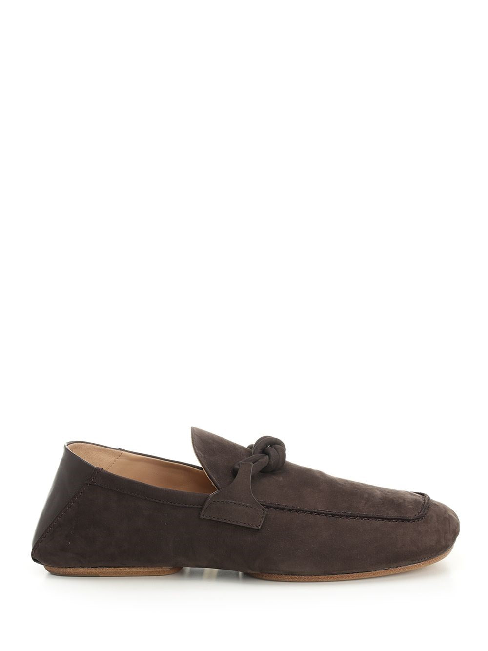 Bottega Veneta "Daddy" Suede Loafers - Brown