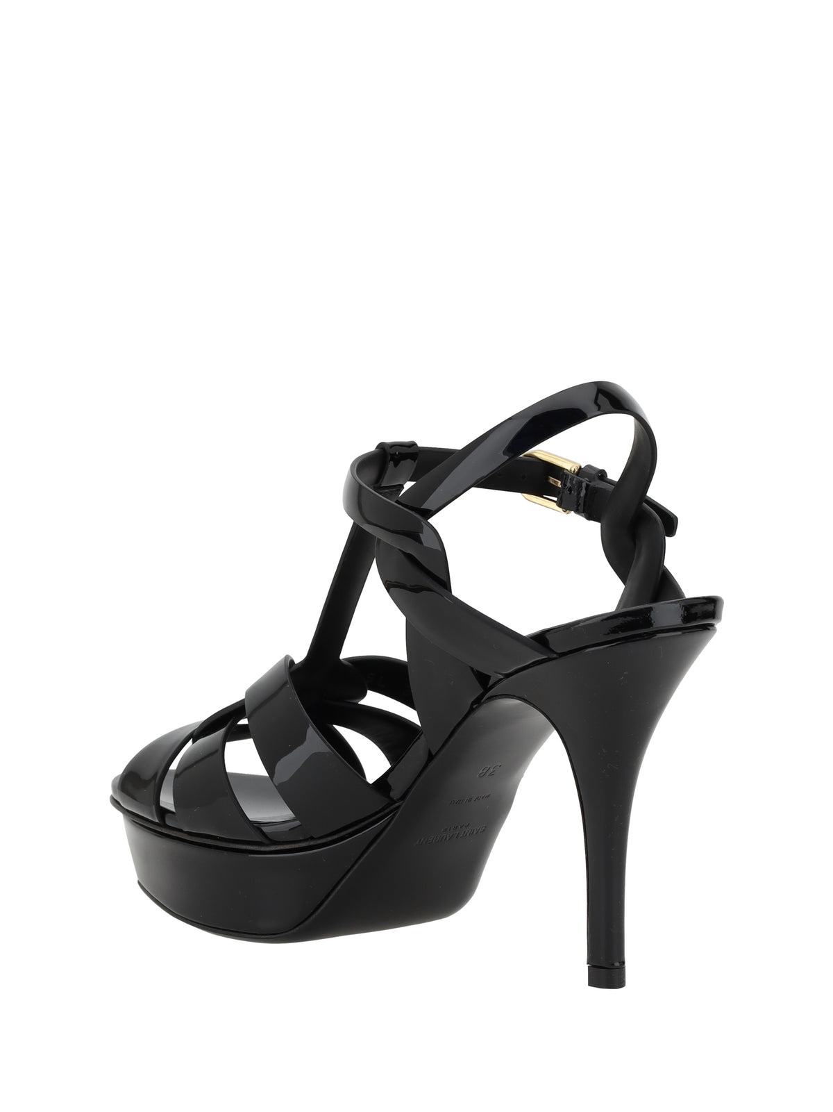 Saint Laurent Tribute Sandals - Black