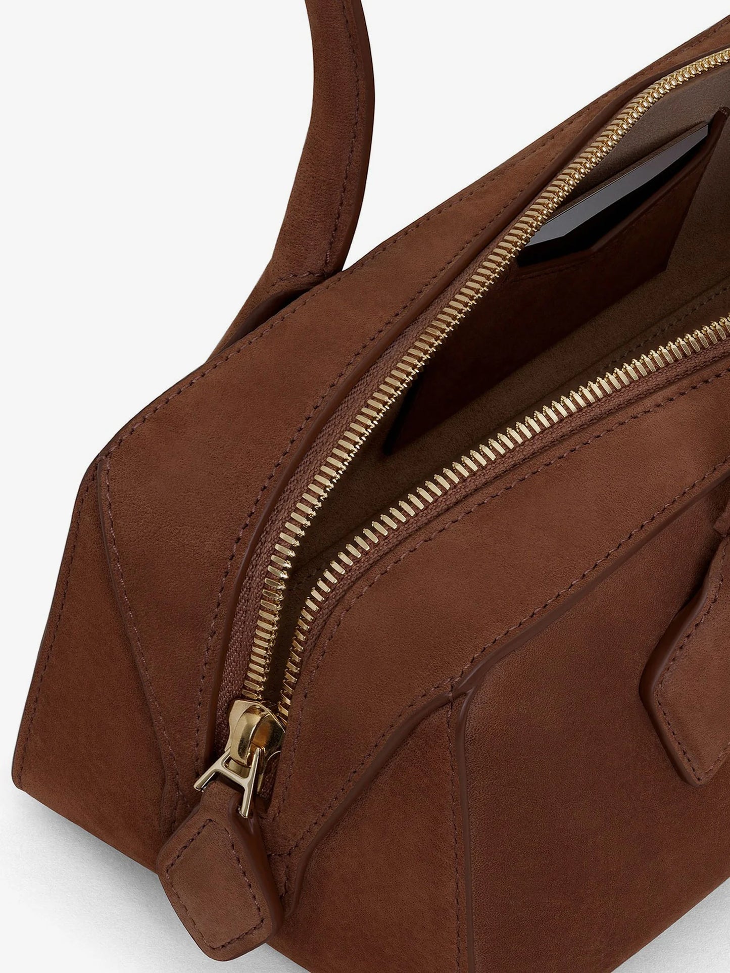 ALAÏA - Teckel Medium suede shoulder bag