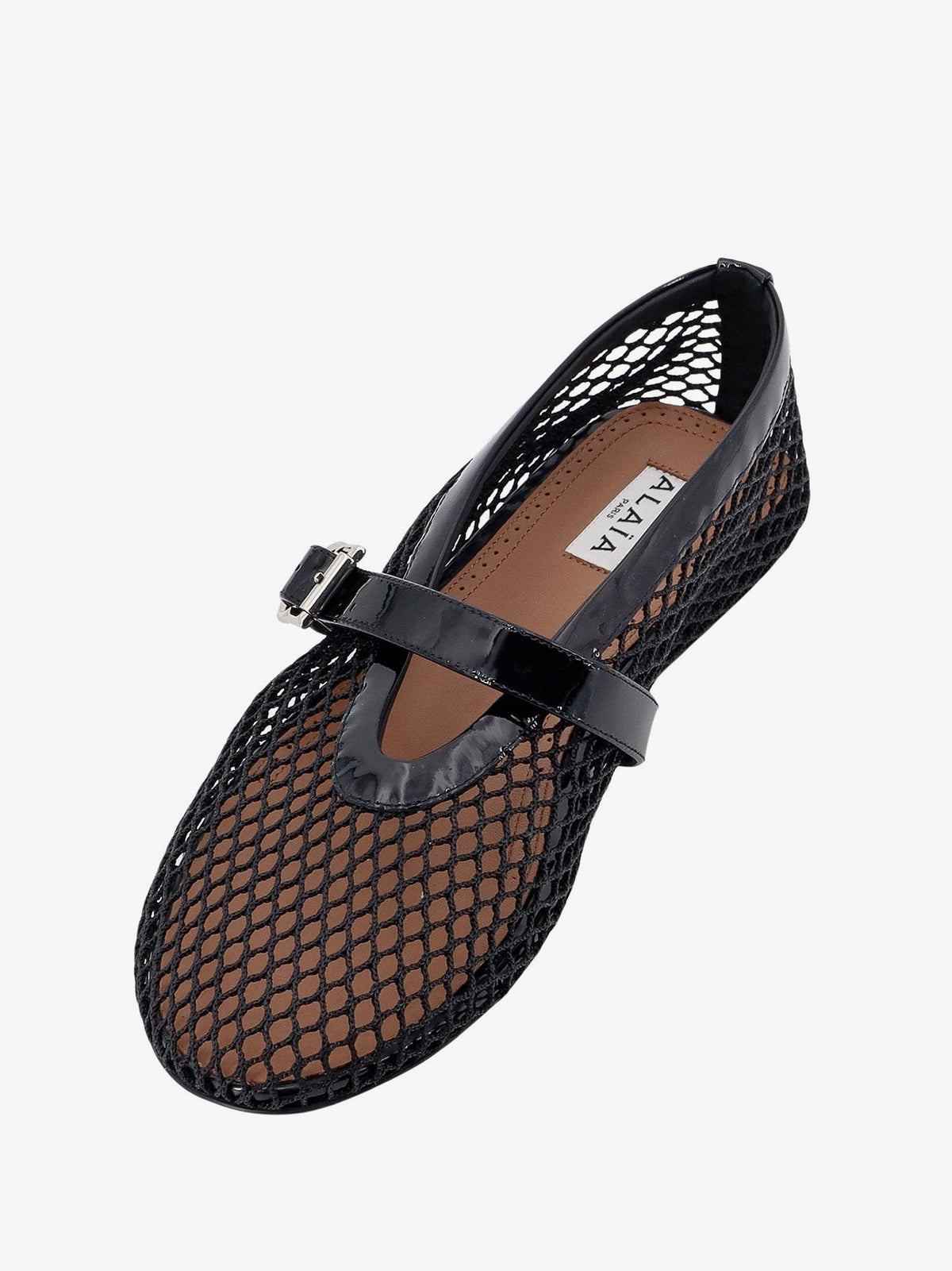 Alaia Mesh ballet flats - Noir