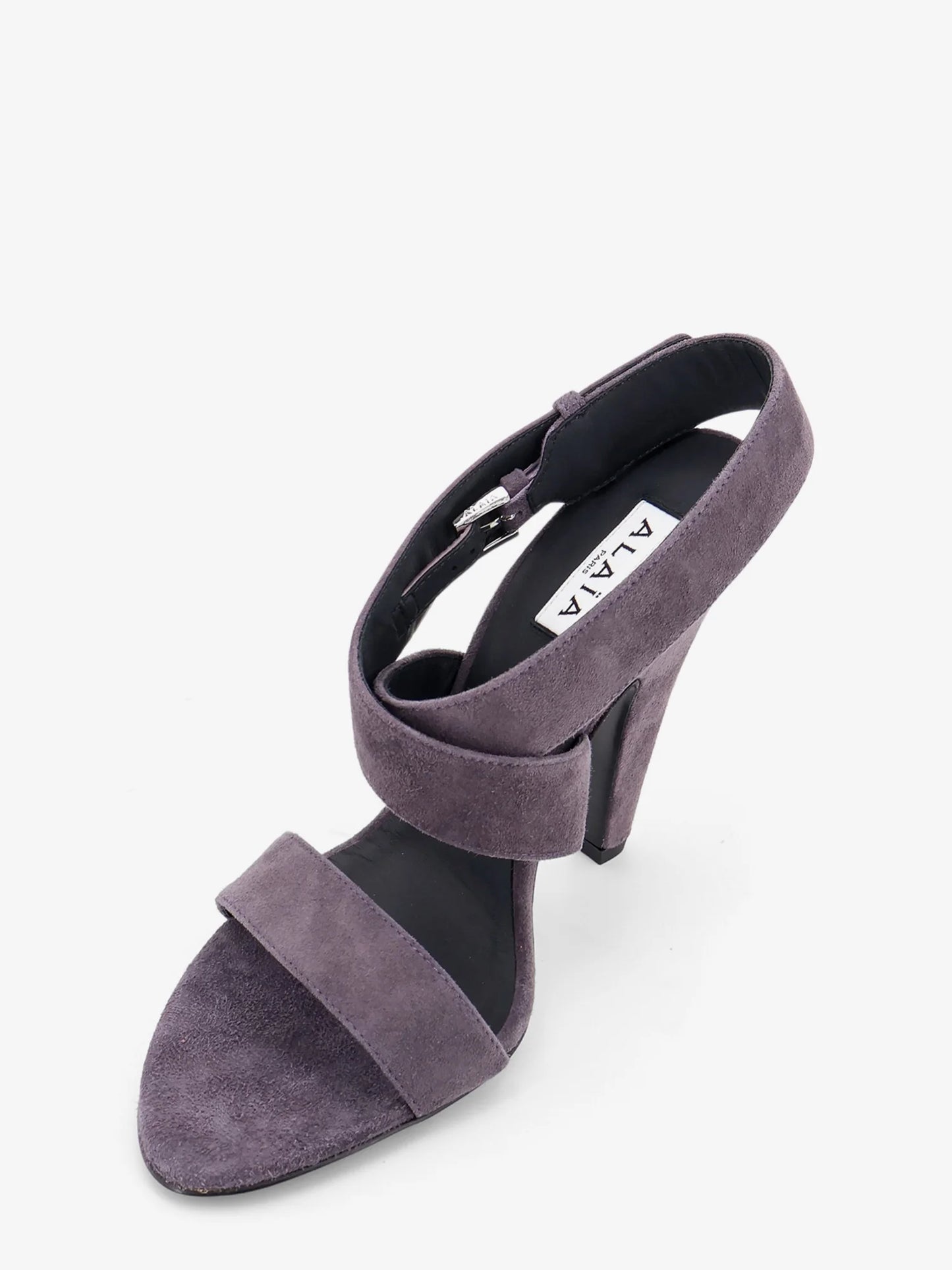 ALAÏA - Suede heeled sandals