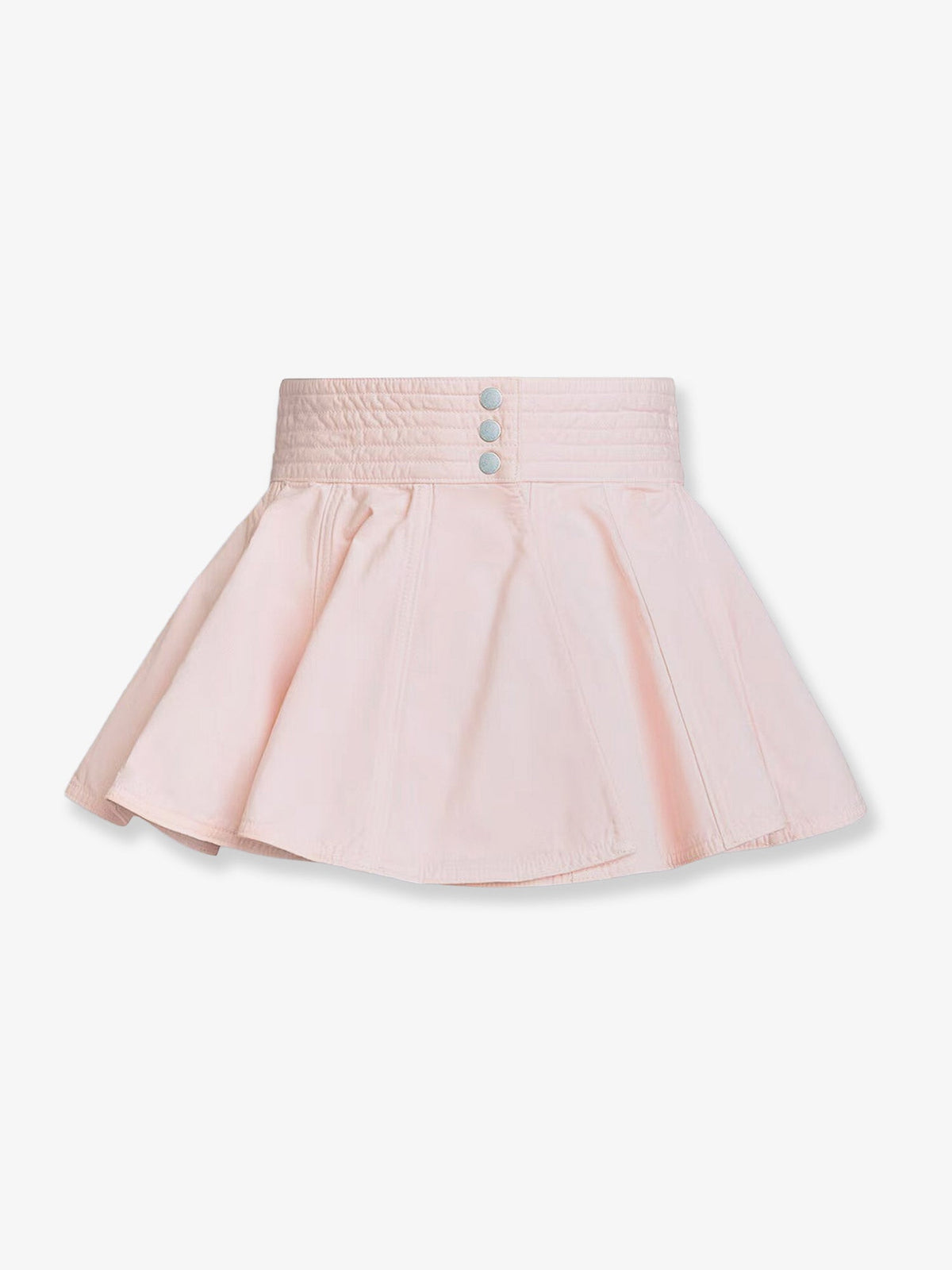 Alaia Peplum cotton belt - Rose Pale