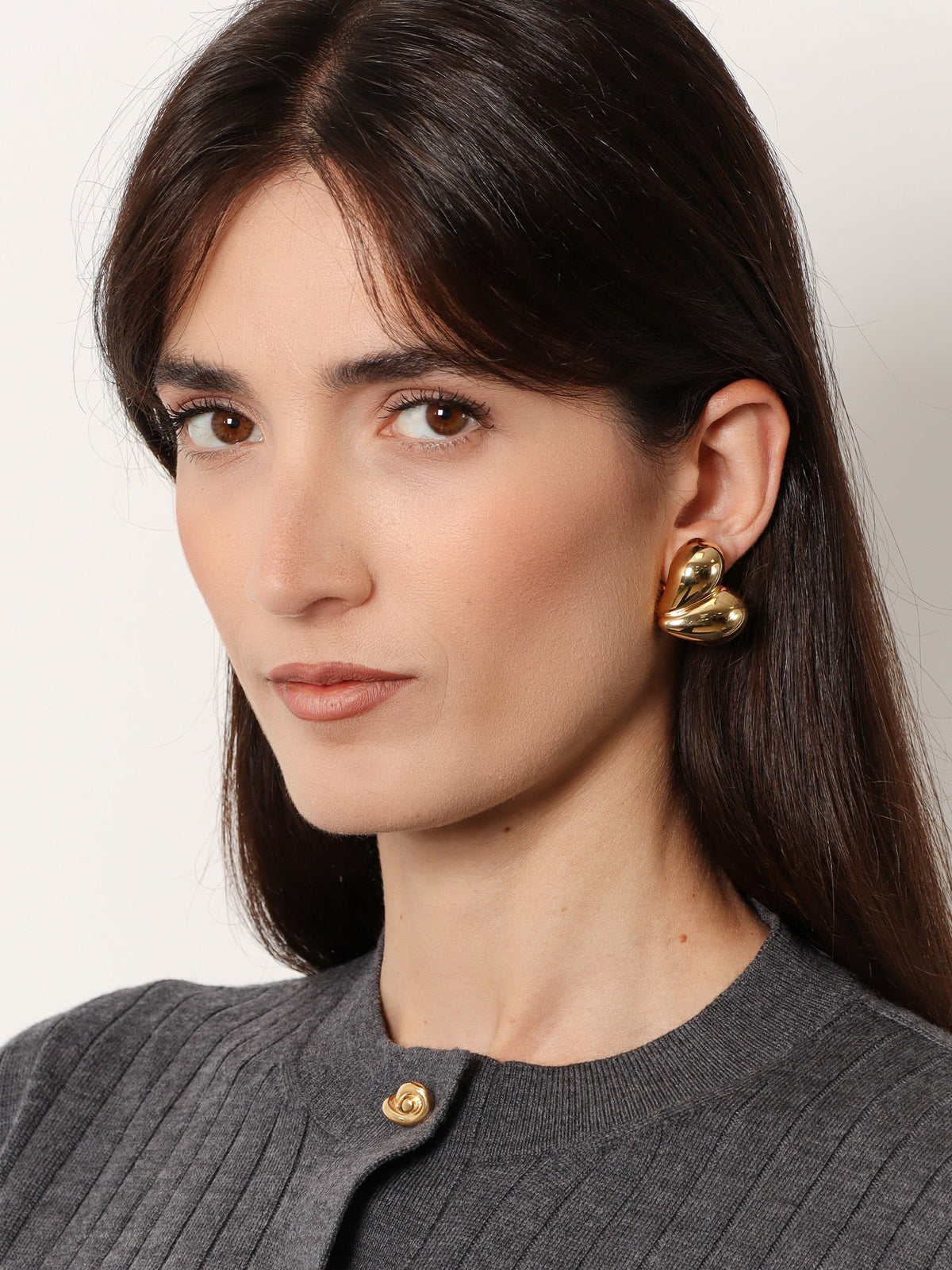 Bottega Veneta Silver earrings - Yellow Gold