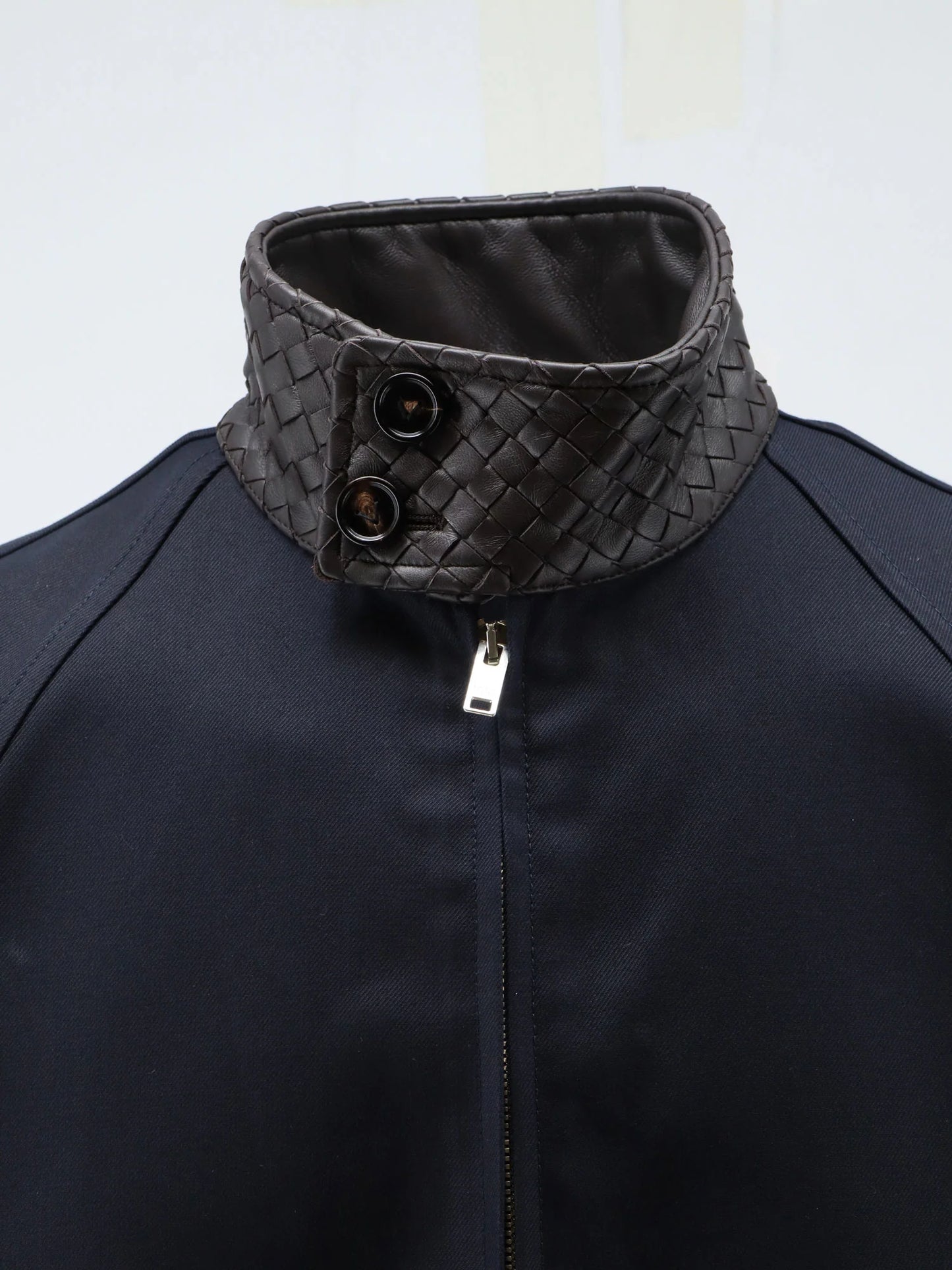 BOTTEGA VENETA - Harrington compact cotton gabardine jacket