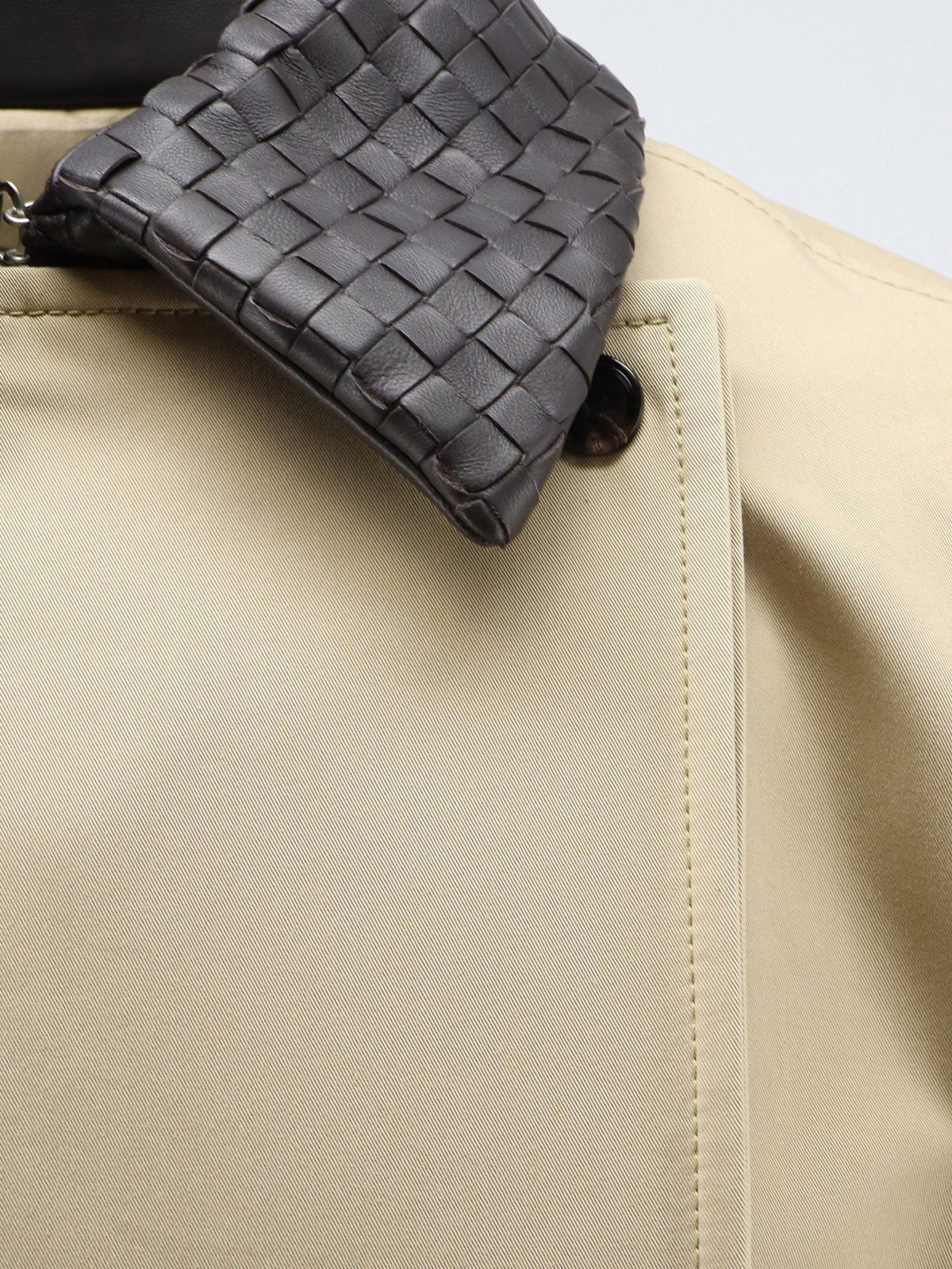 Bottega Veneta Light Cotton Trench - Sahara