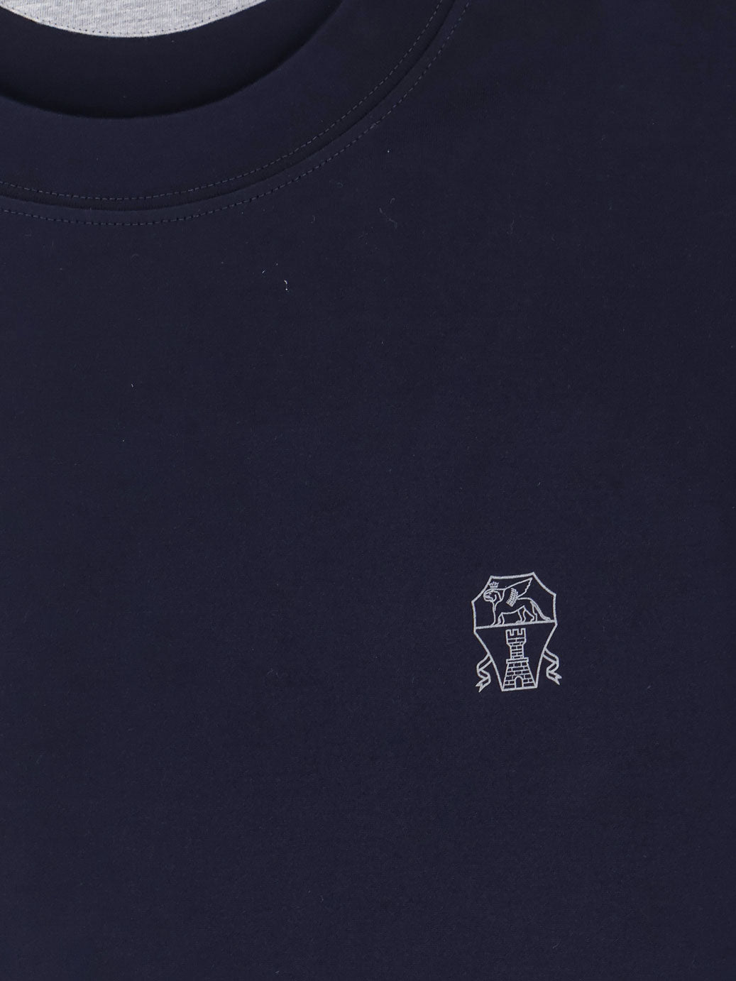 Brunello Cucinelli Cotton T-shirt - Cobaltogrigiomedio