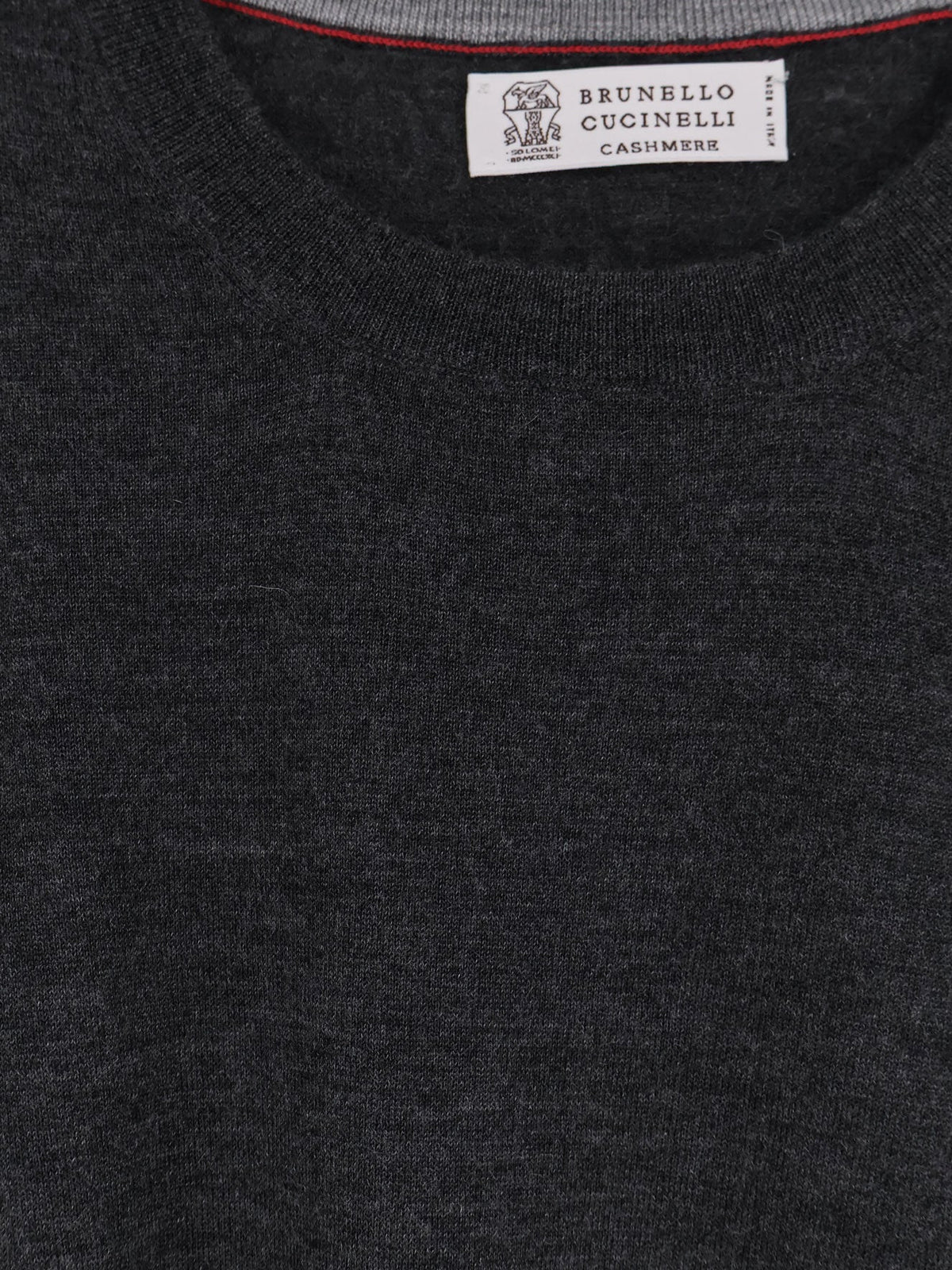 Brunello Cucinelli Cashmere and silk sweater - Antracitegrigiochiaro