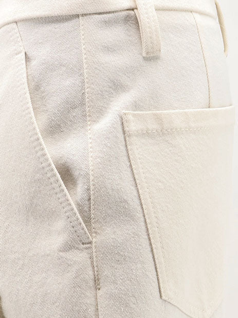 BRUNELLO CUCINELLI - Baggy Wrinkled wool and cotton trousers