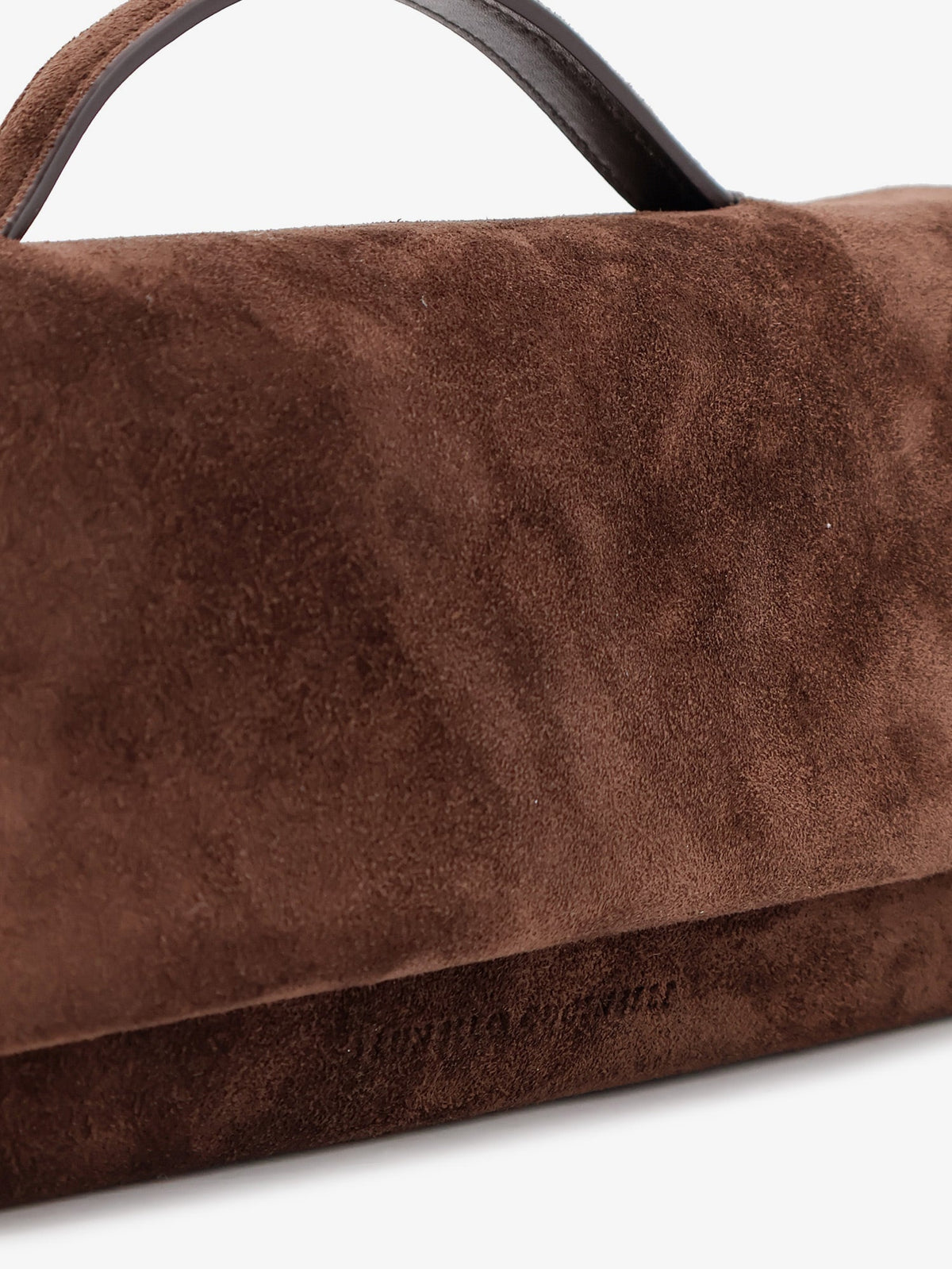 Brunello Cucinelli Essence suede handbag - Espresso