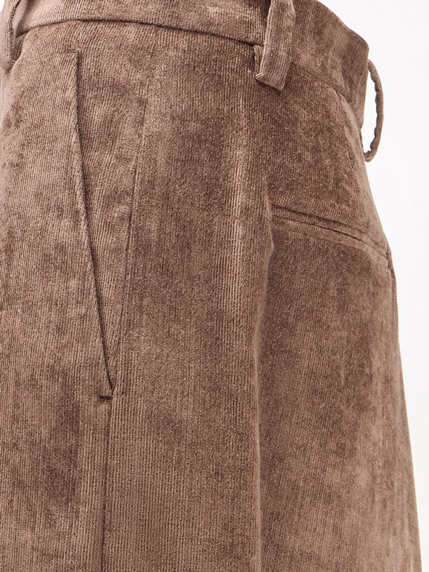 BRUNELLO CUCINELLI - Velvet skirt with Monili detail