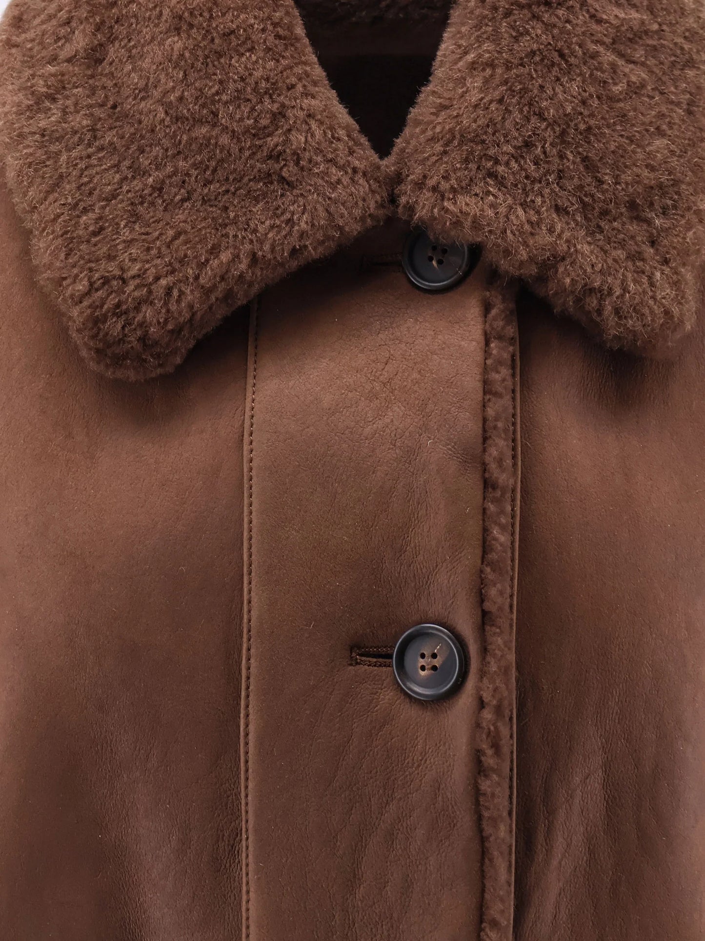 BRUNELLO CUCINELLI - Shearling sleeveless jacket
