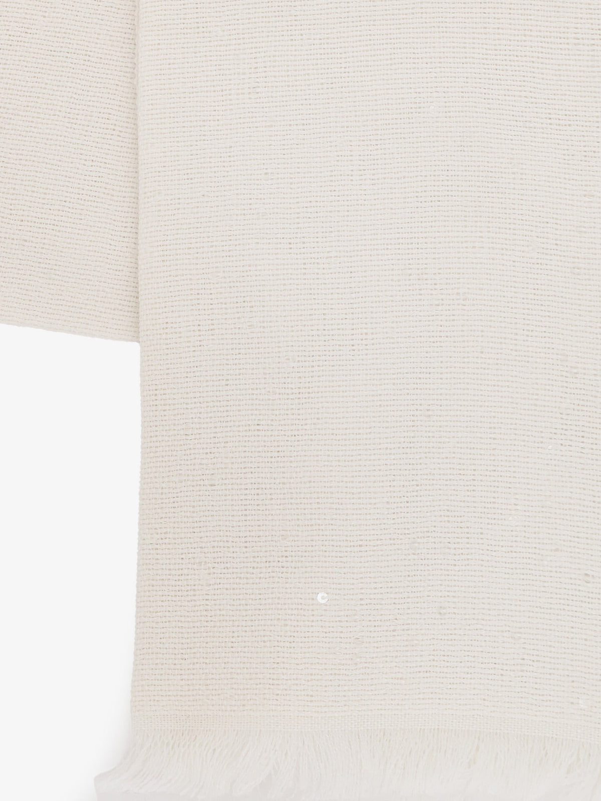 Brunello Cucinelli Cashmere and silk scarf - Bianco