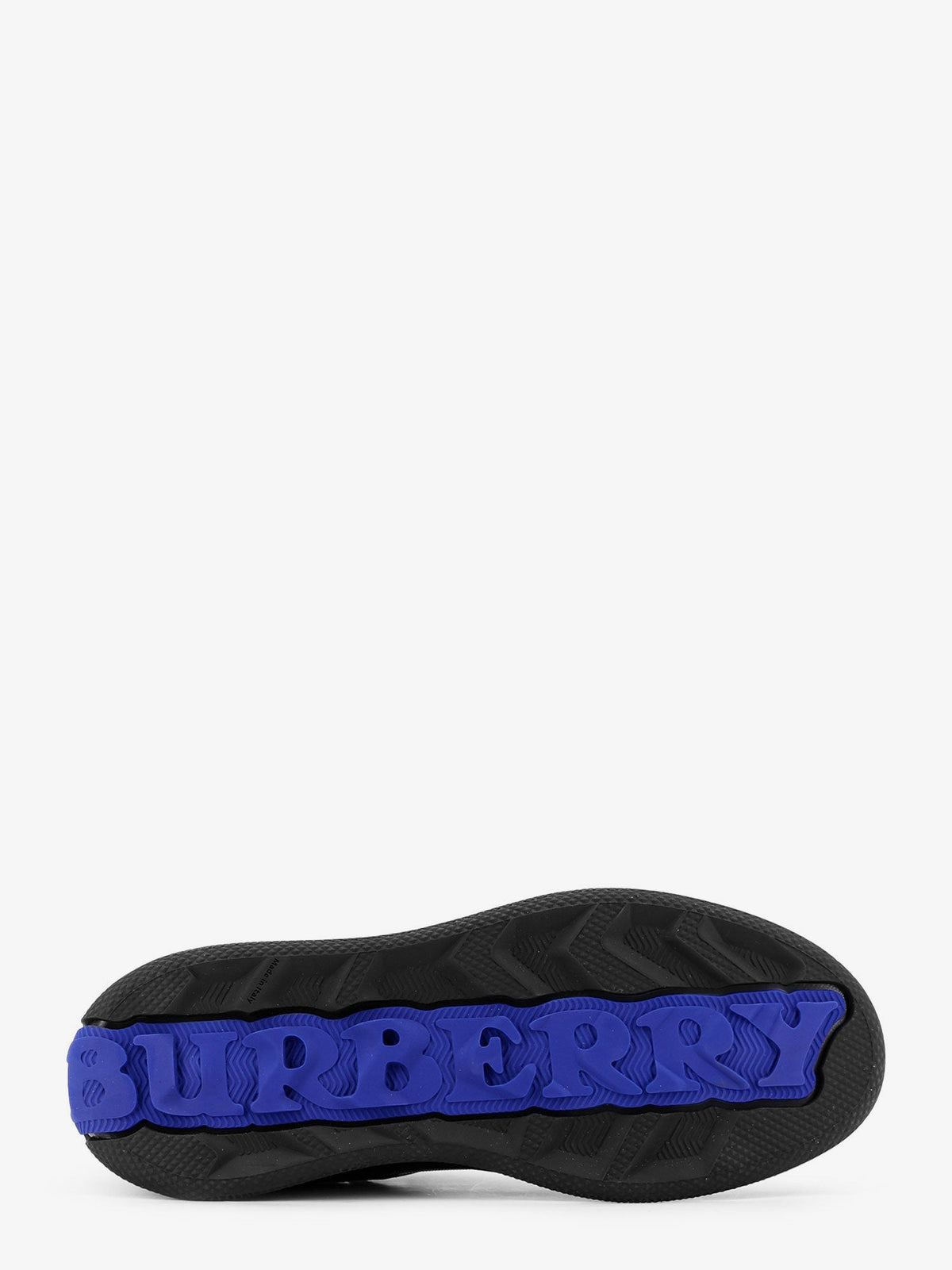 Burberry Leather sneakers with Traditional Check inserts - Black/Sand Ip Chk