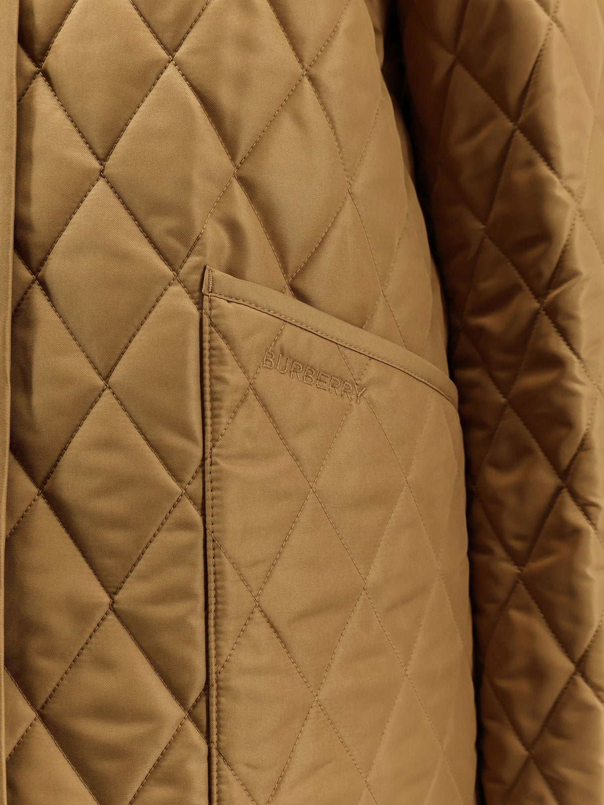 Burberry Dranefeld quilted jacket - Camel