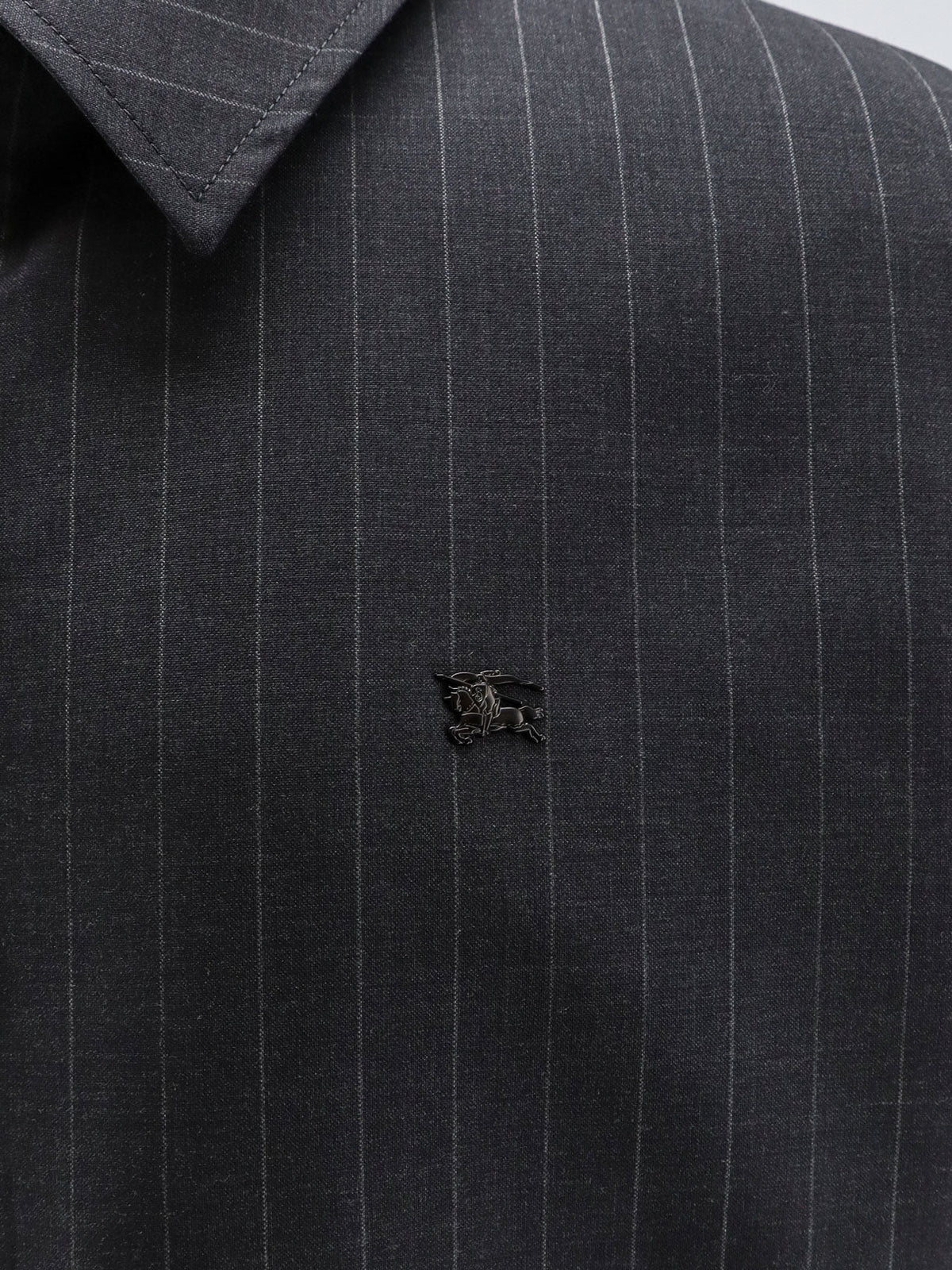 Burberry Bloomsbury wool jacket - Iron Grey Stripe