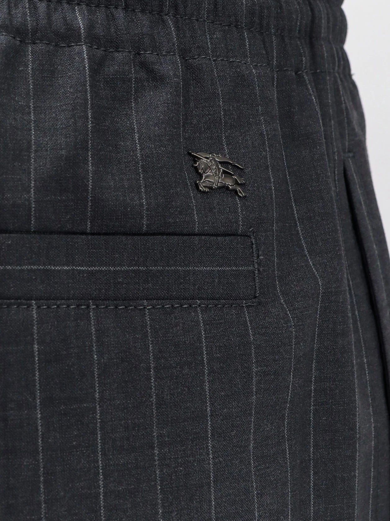Burberry Wool Trousers With Drawstring