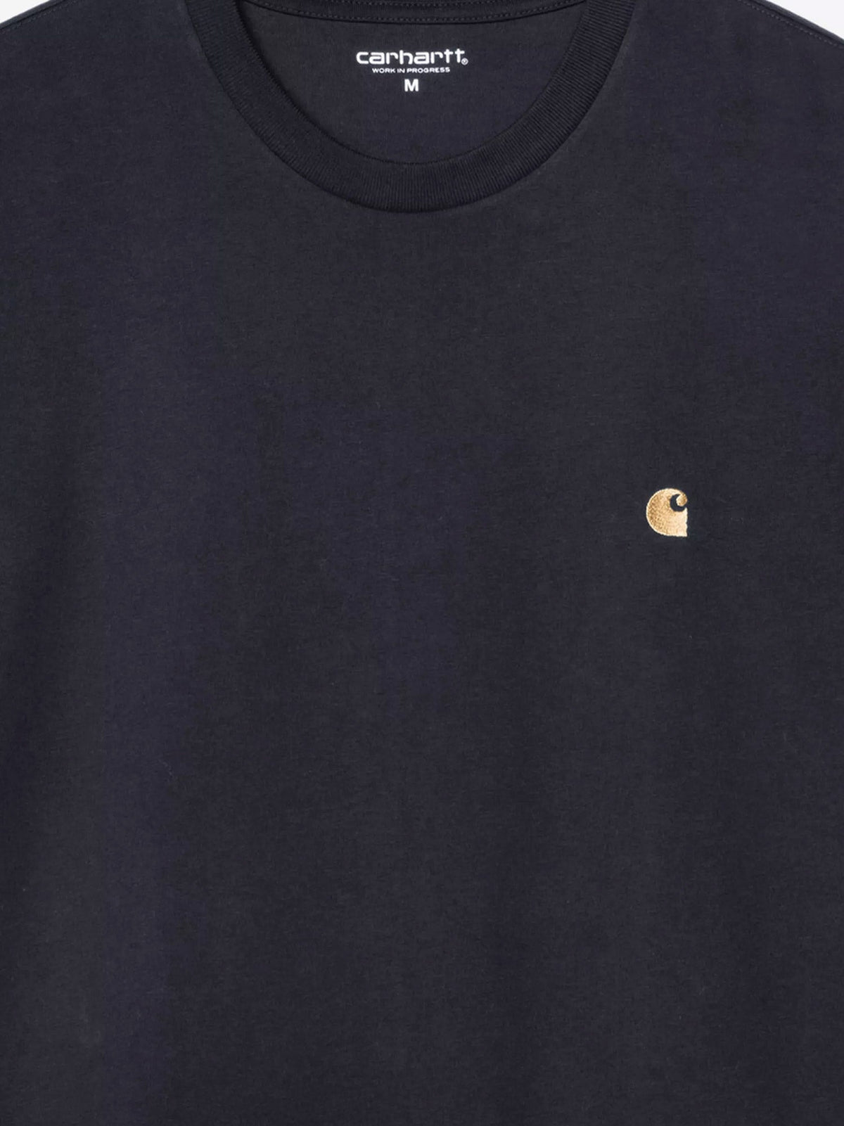 Carhartt WIP Chase cotton t-shirt - Darknavygold