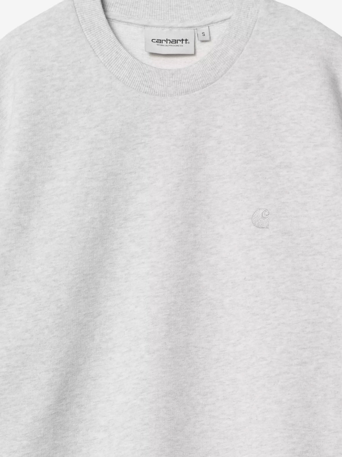 Carhartt WIP Casey cotton sweatshirt - Ashheatersilver