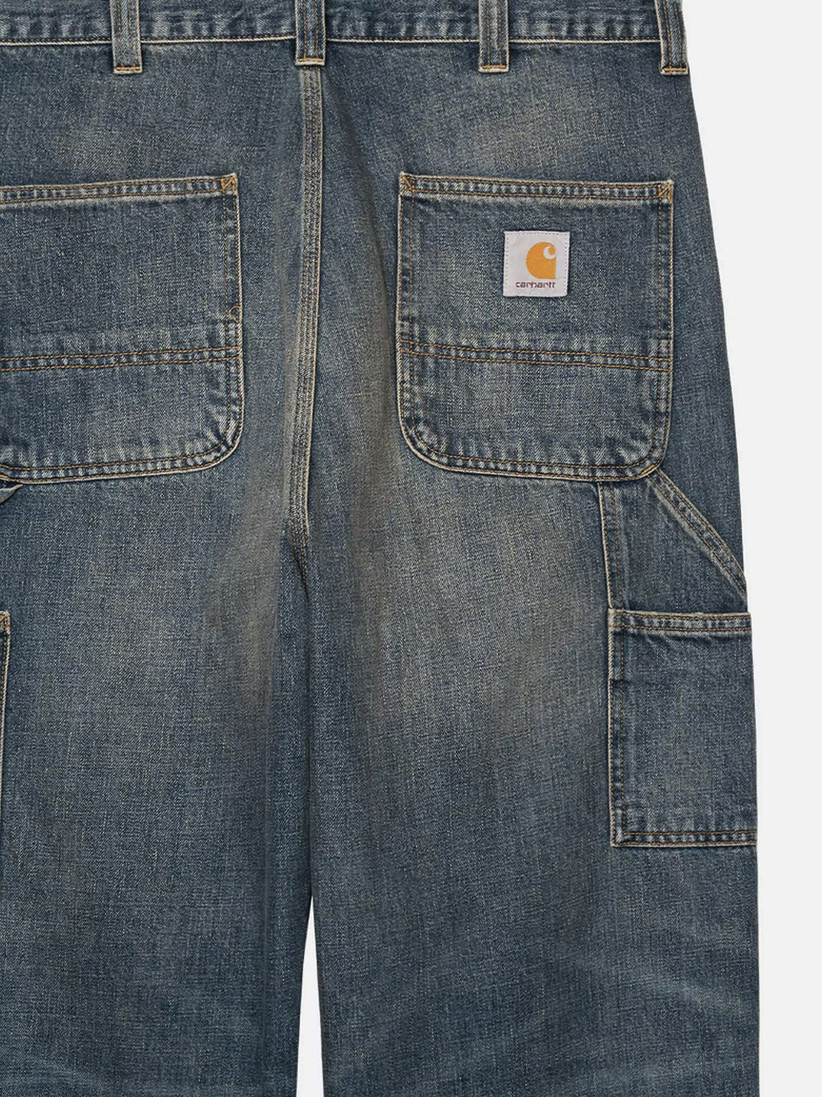 Carhartt WIP Washed-out blue denim jeans