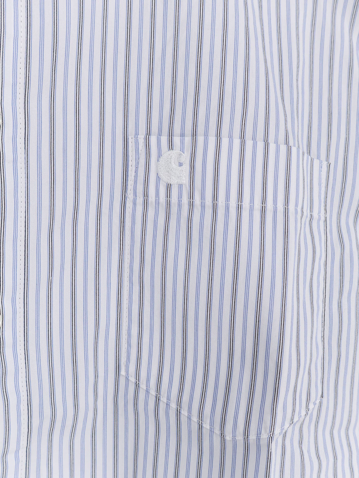 Carhartt WIP Keene Striped Cotton Shirt - Stripewhite