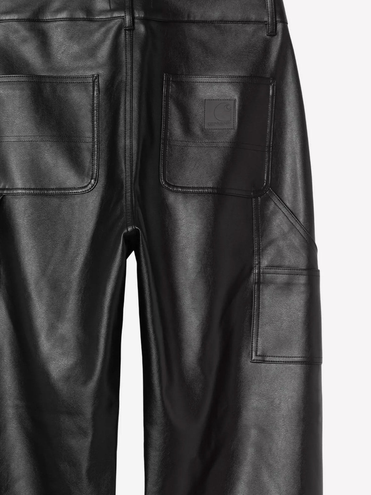 Carhartt WIP Women's Arizona faux leather trousers - Black
