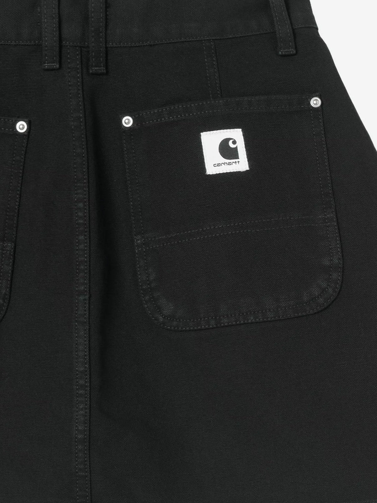 Carhartt WIP Black denim skirt