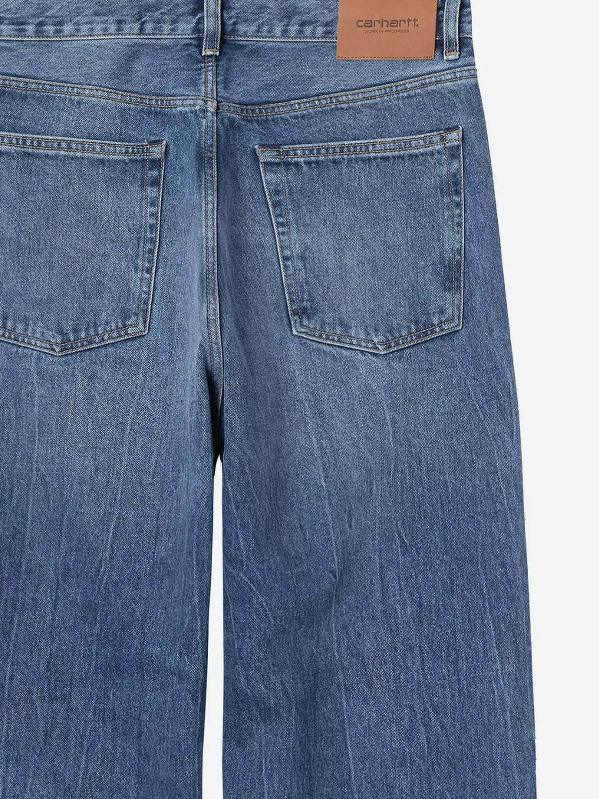 Carhartt WIP Washed-out blue denim jeans