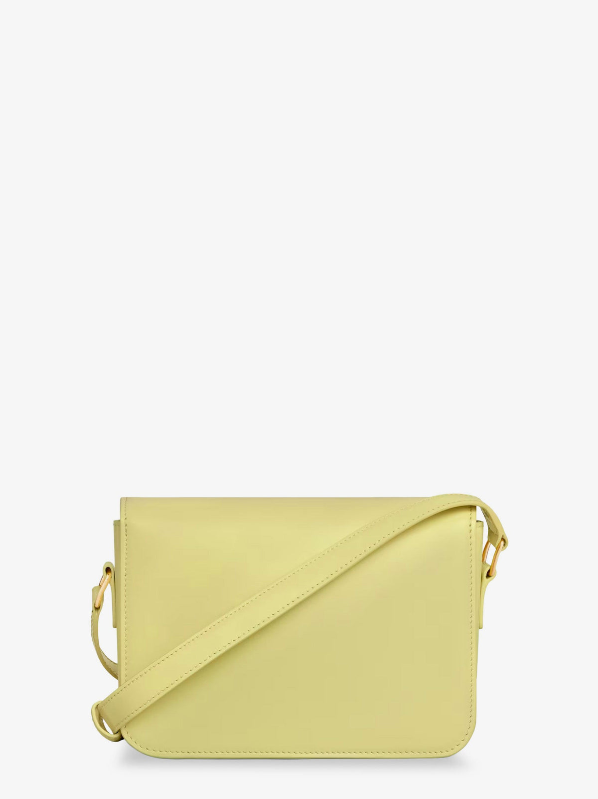 Celine Teen Triomphe leather crossbody bag - Citrus