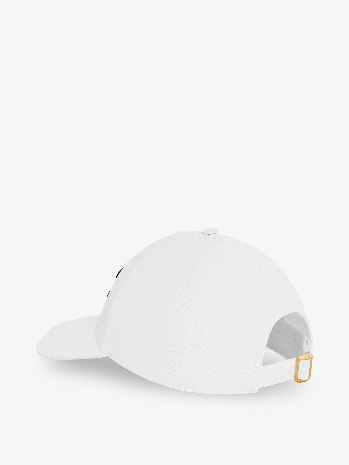 Celine Triomphe cotton hat - White