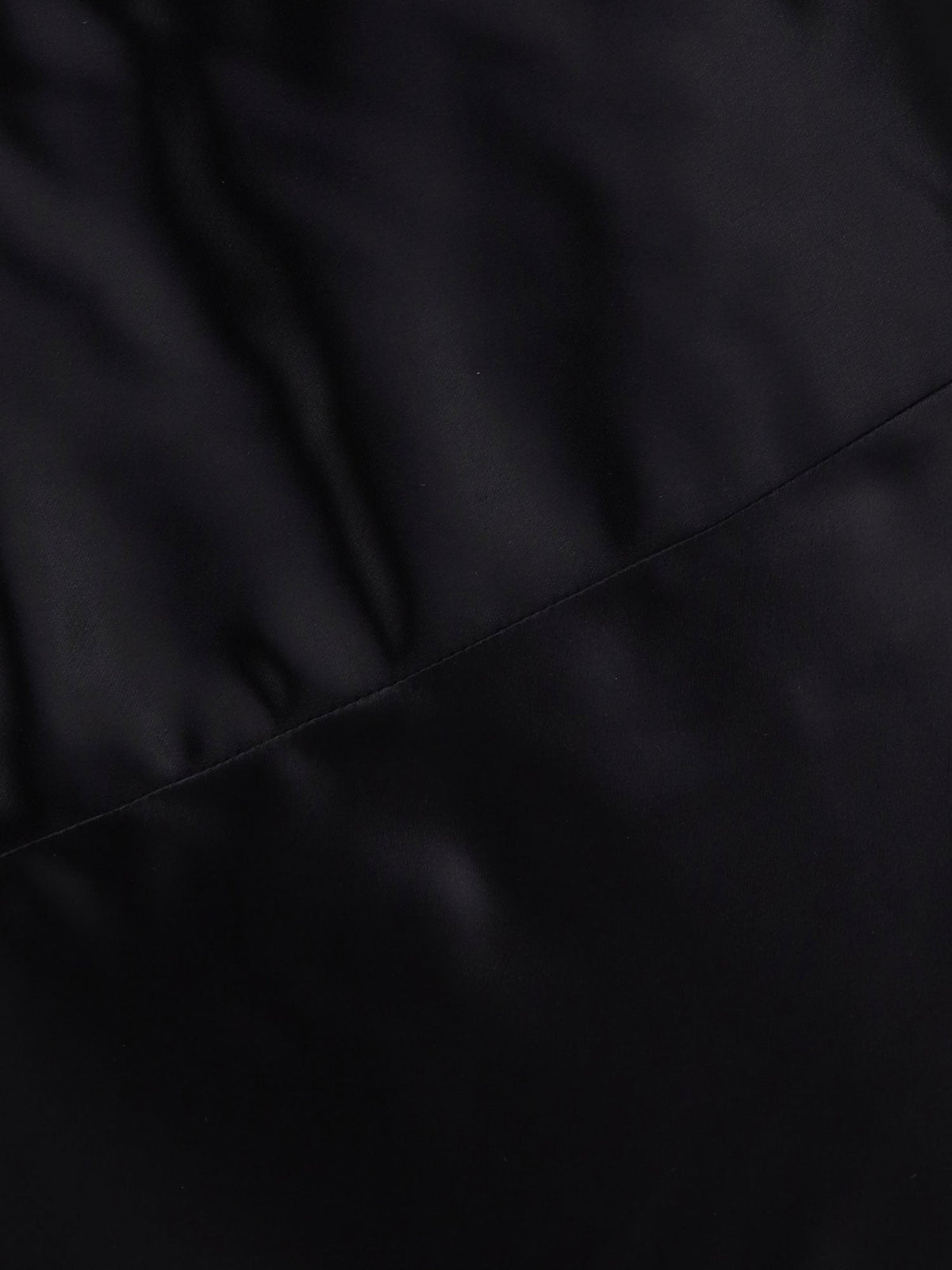 Celine Viscose satin midi skirt - Black