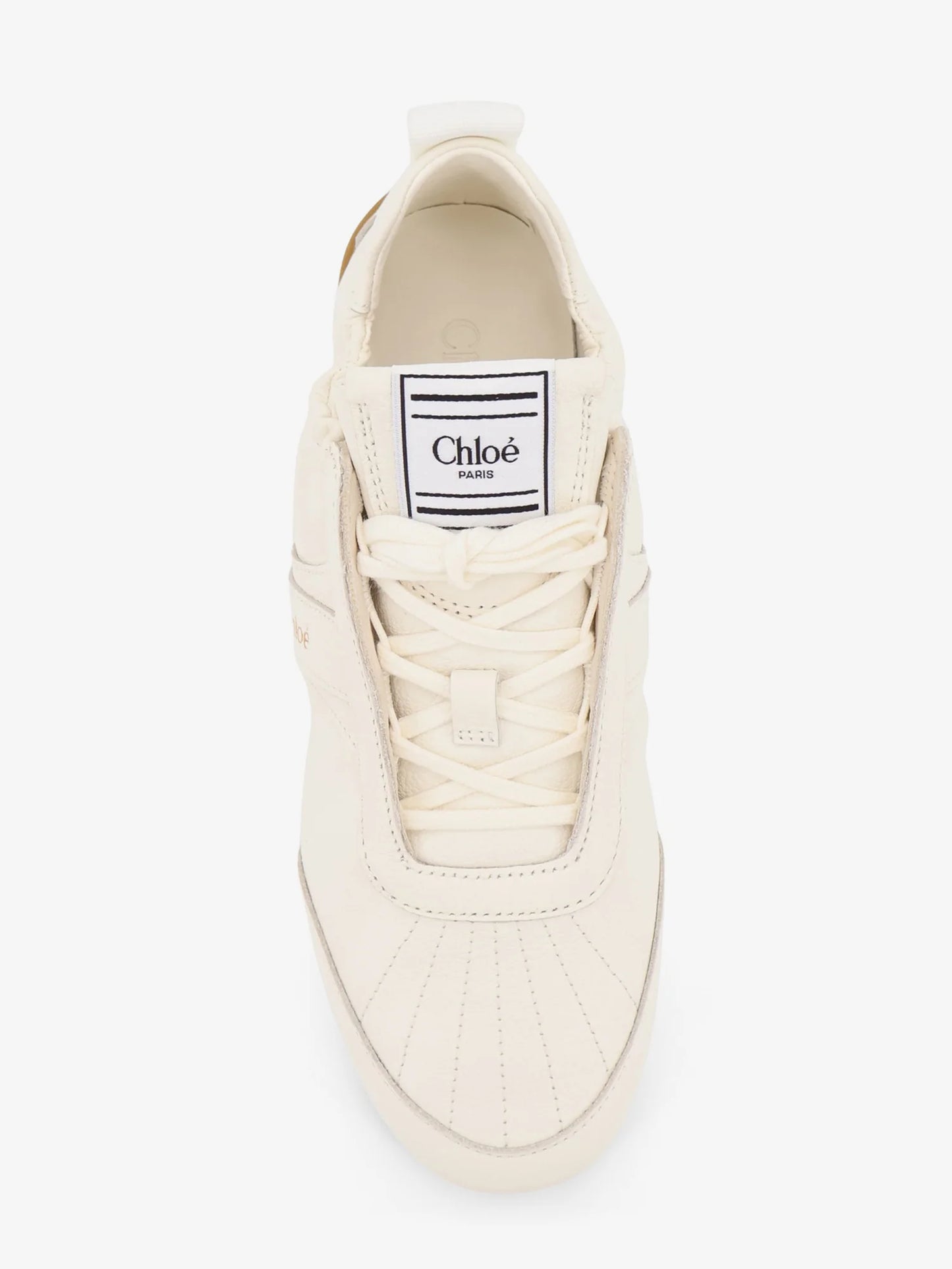 CHLOE' - Kick leather sneakers with side logo