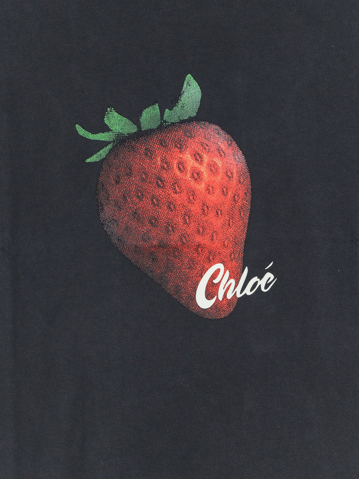Chloe' Cotton T-shirt - Ash Black
