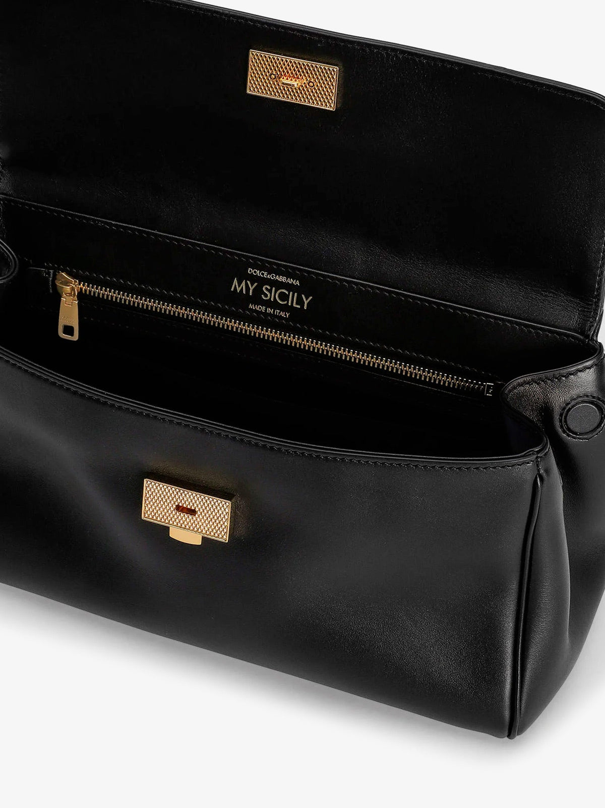 Dolce & Gabbana My Sicily leather crossbody bag - Nero