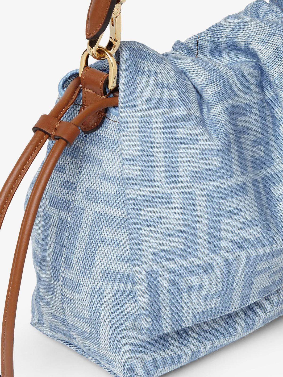 Fendi Mamma Baguette Light Denim crossbody bag - Denim Ch+Sellier+Os