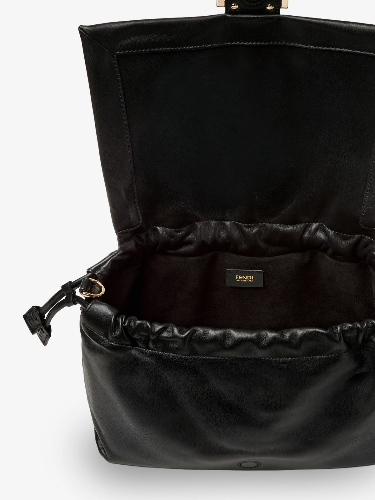 Fendi Baguette Soft Large leather bag - Nero