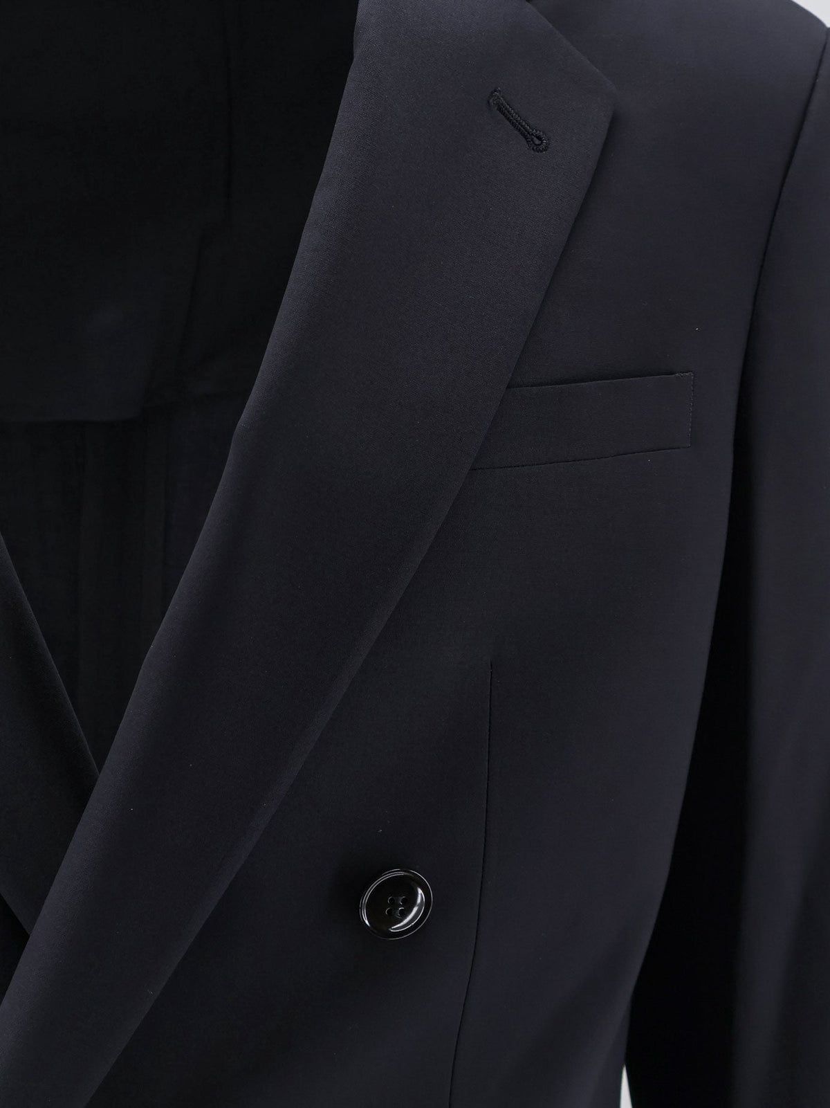 Giorgio Armani Slim lightweight virgin wool suit - Black